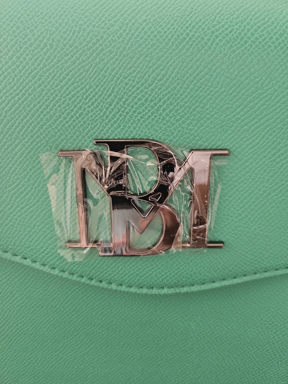 Badgley Mischka Green Structured Top-Handle Satchel - Picture 2 of 7